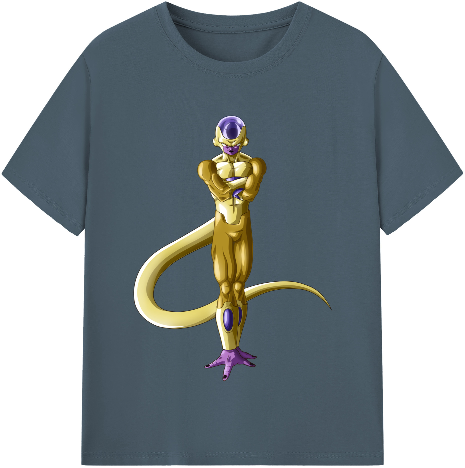 （画像用） ドラゴンボール フリーザ DRAGON BALL Frieza 綿100％半袖Tシャツ（フロントプリント）